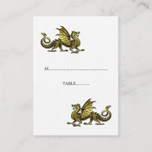 De Placement Carte Mariage Gold Dragon
