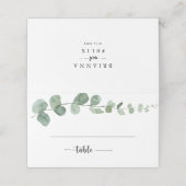 De Placement Carte Mariage Green Delight Eucalyptus (Extérieur déplié)