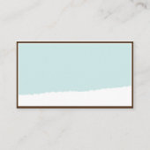 De Placement Carte mariage inséparable bleu (Dos)