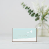 De Placement Carte mariage inséparable bleu (Debout devant)