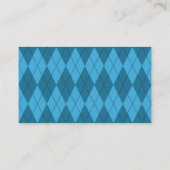 De Placement Carte Mariage Jacquard bleu (Dos)