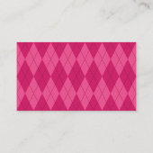 De Placement Carte Mariage Jacquard rose (Dos)