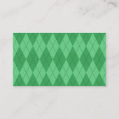 De Placement Carte Mariage Jacquard vert (Dos)