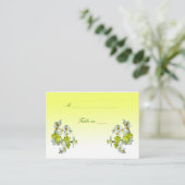 De Placement Carte Mariage jaune (Debout devant)