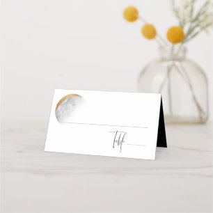 De Placement Carte Mariage Lune dorée