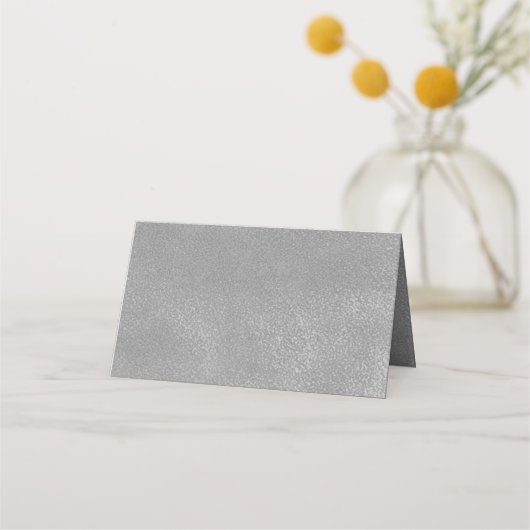 De Placement Carte Mariage moderne Silver (Dos)