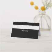 De Placement Carte Mariage noir gras (Devant)