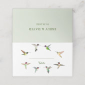 De Placement Carte Mariage nord-américaine (Extérieur déplié)