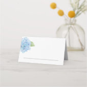 De Placement Carte mariage ou lieu d'événement Blue hydrangeas (Devant)