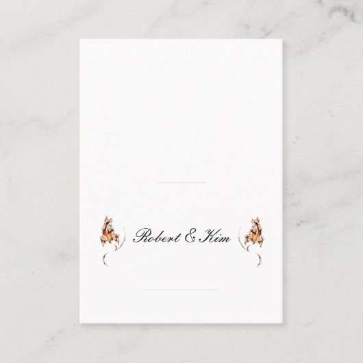 De Placement Carte mariage Place 2 1/2 x 3 1/2 (Devant)