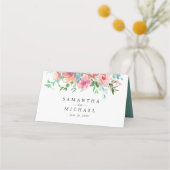 De Placement Carte Mariage rose (Dos)