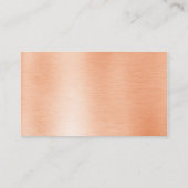 De Placement Carte Mariage Rose Blush et Gold Romance (Dos)
