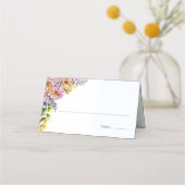 De Placement Carte Mariage rose et orange (Devant)