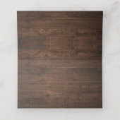 De Placement Carte Mariage Rustique Sunflower String Lights (Intérieur déplié)