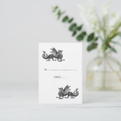 De Placement Carte Mariage Silver Dragon (Debout devant)