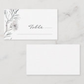 De Placement Carte Mariage simple et élégante (Devant / Derrière)