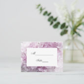 De Placement Carte Mariage Soft Rose Hydrangea (Debout devant)