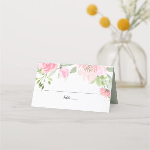 De Placement Carte Mariage Spring Peony