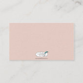 De Placement Carte Mariage Succulente Blush (Dos)