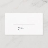 De Placement Carte Mariage verte et feuille d'or (Devant)