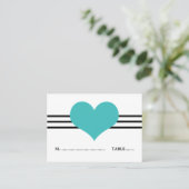 De Placement Carte Mod Heart Place, Aqua (Debout devant)