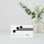 De Placement Carte Noir Simple Déco Chic Place (Debout devant)