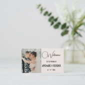 De Placement Carte Photo Mariage simple (Debout devant)