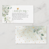 De Placement Carte PixDezines Watercolor Eucalyptus Wreath Plac (Devant / Derrière)