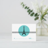 De Placement Carte Place Dots Parisienne, Aqua (Debout devant)
