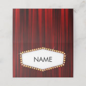 De Placement Carte Place du nom à thème Broadway (Extérieur déplié)