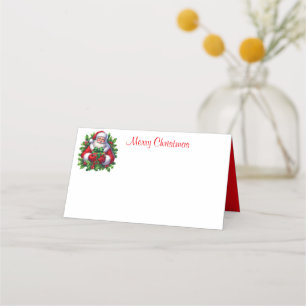 De Placement Carte Place du nom Père Noël Holiday