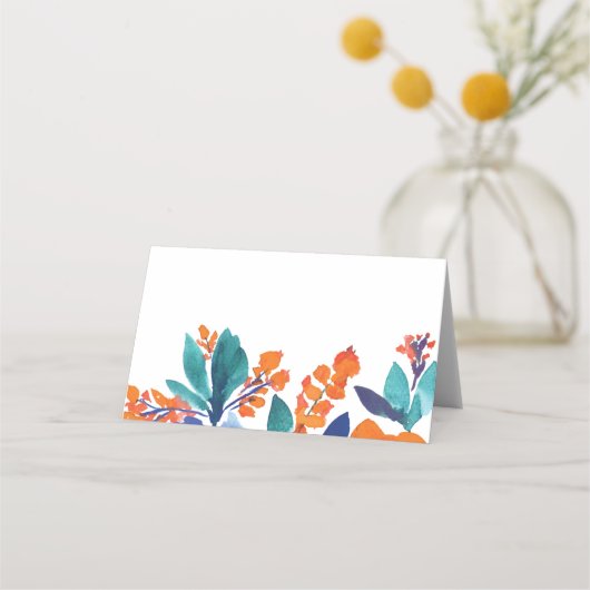 De Placement Carte Place Fleur Fleur Vibrante (Devant)