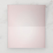 De Placement Carte Place Frame Floral Rose (Intérieur déplié)