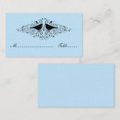 De Placement Carte Place Inséparable bleu (Devant / Derrière)