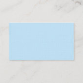 De Placement Carte Place Inséparable bleu (Dos)