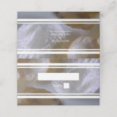 De Placement Carte Place Mariage Beach Clams (Extérieur déplié)