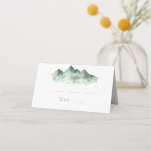 De Placement Carte Place Mariage campagnard Green Mountain