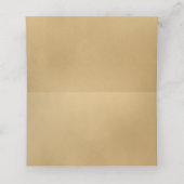 De Placement Carte Place Mariage moderne LGBTQ Gold (Intérieur déplié)