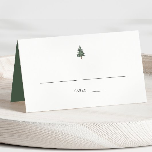 De Placement Carte Place Mariage Pine Tree