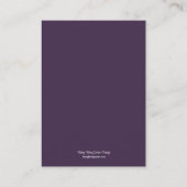 De Placement Carte Place Mariage Plié Jardin rose - Violet (Dos)