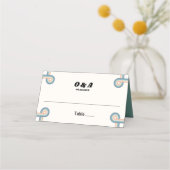 De Placement Carte Place Mariage Retro vintage (Devant)