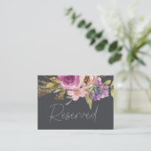 De Placement Carte Place Mariage rose pourpre Dusty (Debout devant)