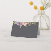 De Placement Carte Place Mariage rose pourpre Dusty (Dos)