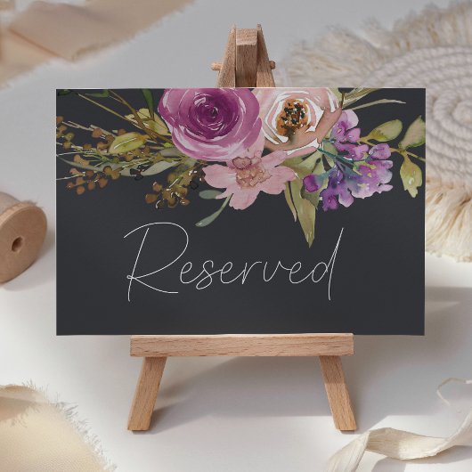 De Placement Carte Place Mariage rose pourpre Dusty