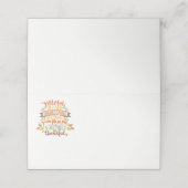 De Placement Carte Place Nom Thanksgiving (Extérieur déplié)