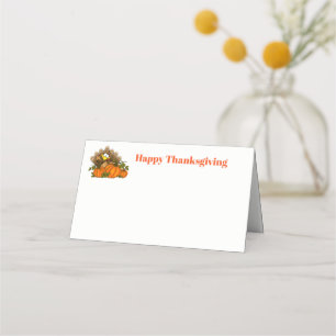 De Placement Carte Place Nom Thanksgiving