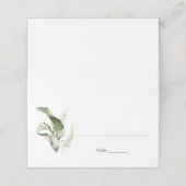 De Placement Carte Place Pliée Tropical Green (Extérieur déplié)