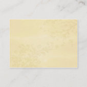 De Placement Carte Place RoseTable Jaune (Dos)