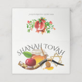 De Placement Carte Place Shanah Tovah / Carte Boîtier (Extérieur déplié)
