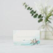 De Placement Carte Place Starfish et Ribbon Turquoise (Debout devant)